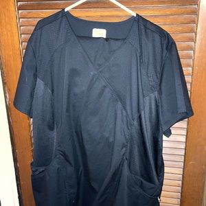 3xl,2xl and 4xl black scrubs, 3 different brands showed in pictures